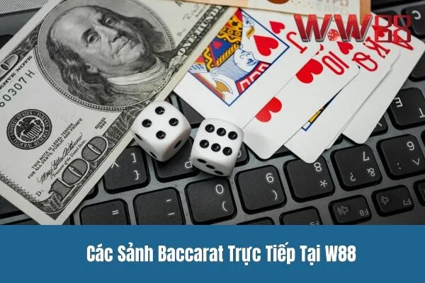 Cược baccarat trực tiếp W88 - Thắng lớn mỗi ngày