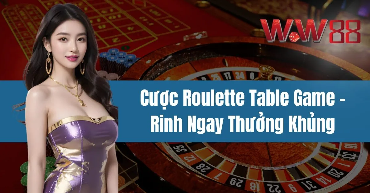 Cược Roulette Table Game - Rinh Ngay Thưởng Khủng