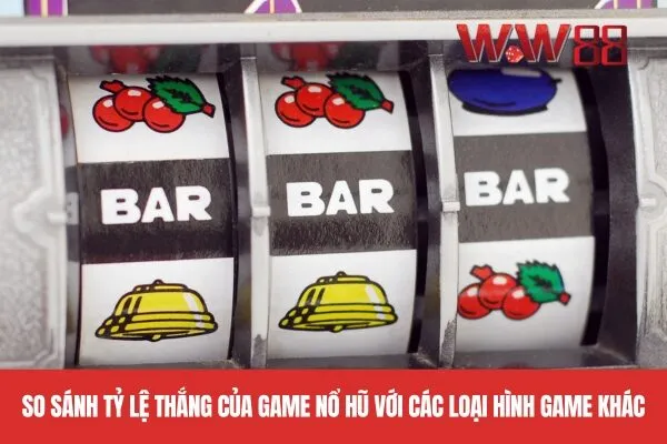 So sánh tỷ lệ thắng của game nổ hũ với các loại hình game khác